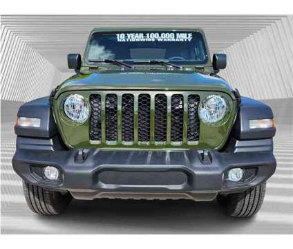 2024 Jeep Wrangler 4-Door Sport S 4x4 is a Green 2024 Jeep Wrangler SUV in Fort Lauderdale FL