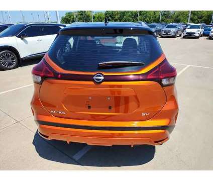 2024 Nissan Kicks SV Xtronic CVT is a Black, Orange 2024 Nissan Kicks SV Station Wagon in Ardmore OK