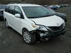2017 ''TOYOTA SIENNA XLE'' AWD 7,474 Miles Need Front end Airbags