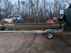 For sale. 12 tracker topper. 9.9 4 stroke Mercury. Low hrs. Trolling motor.