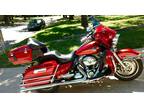 2013 Harley ultra classic with custom tow behind trailer.