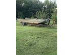 21' alweld double hulled boat trailer and 1937-1987 ducks unlimited mossberg