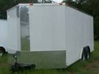 New 8.5x24 Red Enclosed Cargo Trailer / Car Hauler