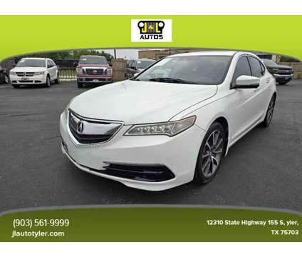 2016 Acura TLX for sale is a White 2016 Acura TLX Car for Sale in Tyler TX