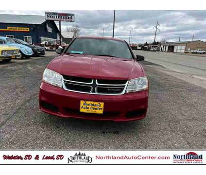 2014 Dodge Avenger for sale is a Red 2014 Dodge Avenger Car for Sale in Webster SD