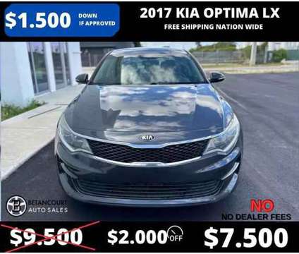 2017 Kia Optima for sale is a Grey 2017 Kia Optima Car for Sale in Miami FL