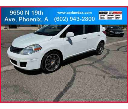 2010 Nissan Versa for sale is a White 2010 Nissan Versa 1.6 Trim Car for Sale in Phoenix AZ