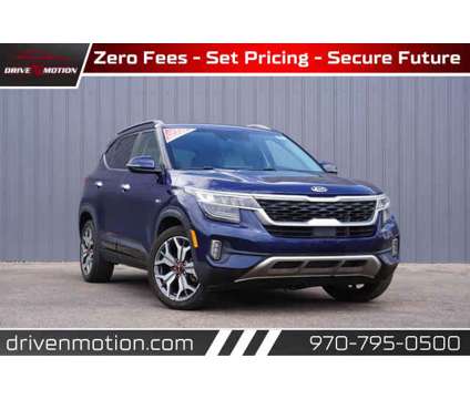 2021 Kia Seltos for sale is a Blue 2021 Car for Sale in Greeley CO