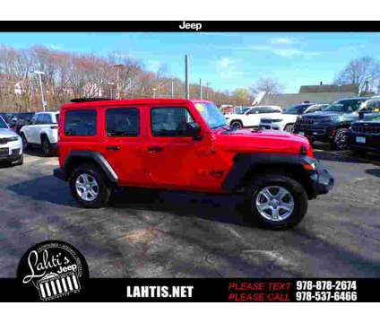 2021UsedJeepUsedWranglerUsed4x4 is a Red 2021 Jeep Wrangler Car for Sale in Leominster MA