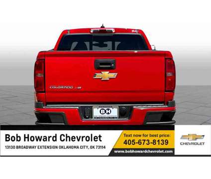 2018UsedChevroletUsedColoradoUsedCrew Cab 128.3 is a Red 2018 Chevrolet Colorado Car for Sale in Oklahoma City OK