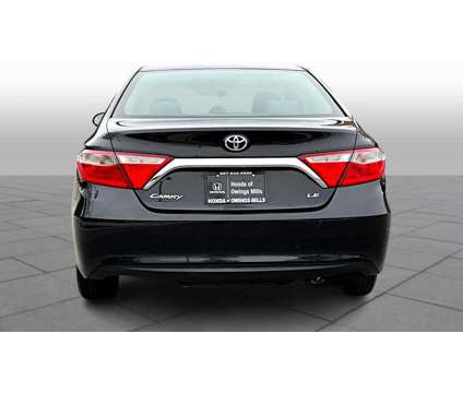 2016UsedToyotaUsedCamryUsed4dr Sdn I4 Auto is a Black 2016 Toyota Camry Car for Sale in Owings Mills MD
