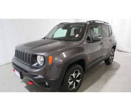 2021UsedJeepUsedRenegadeUsed4x4 is a Grey 2021 Jeep Renegade Car for Sale in Brunswick OH