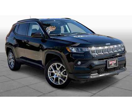 2022UsedJeepUsedCompassUsed4x4 is a Black 2022 Jeep Compass Car for Sale in El Paso TX