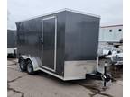 2024 MTI MDLX 7x14 7' H V Enclosed Trailer Ramp c