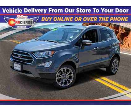 2020 Ford EcoSport Titanium is a Grey 2020 Ford EcoSport Titanium Car for Sale in Colorado Springs CO