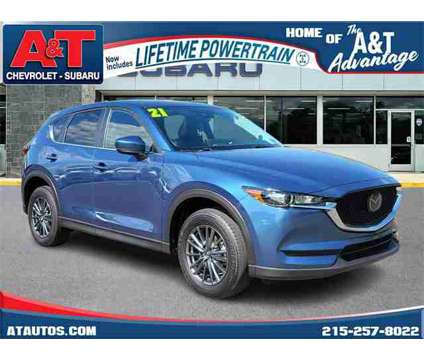 2021 Mazda CX-5 Touring is a Blue 2021 Mazda CX-5 Touring Car for Sale in Sellersville PA