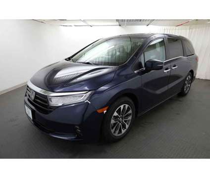 2024 Honda Odyssey Blue is a Blue 2024 Honda Odyssey EX-L Mini-Van in Union NJ