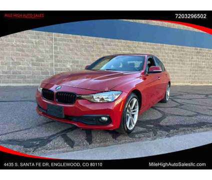 2016 BMW 3 Series for sale is a Red 2016 BMW 3-Series Car for Sale in Englewood CO