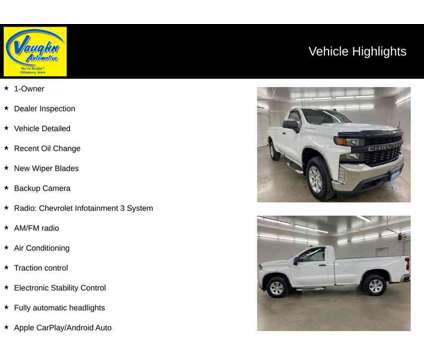 2021 Chevrolet Silverado 1500 WT is a White 2021 Chevrolet Silverado 1500 W/T Truck in Ottumwa IA