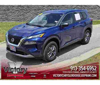 2023 Nissan Rogue S is a Blue 2023 Nissan Rogue S SUV in Kansas City KS
