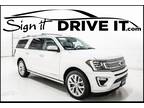 2018 Ford Expedition Max Platinum - ONE OWNER! NAV! DVD! HEATED + COOLED