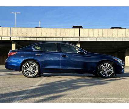 2021 INFINITI Q50 3.0t LUXE is a Blue 2021 Infiniti Q50 3.0t LUXE Sedan in Mars PA