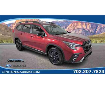 2023 Subaru Ascent Onyx Edition is a Red 2023 Subaru Ascent SUV in Las Vegas NV