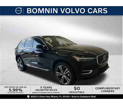 2021 Volvo XC60 Recharge Plug-In Hybrid T8 Inscription Expression is a Black 2021 Volvo XC60 T8 Inscription Hybrid in Miami FL