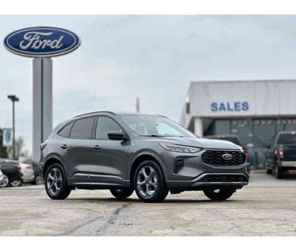 2023 Ford Escape ST-Line Carfax One Owner is a Grey 2023 Ford Escape S SUV in Manteno IL