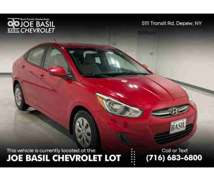 2016 Hyundai Accent SE is a Red 2016 Hyundai Accent SE Sedan in Depew NY