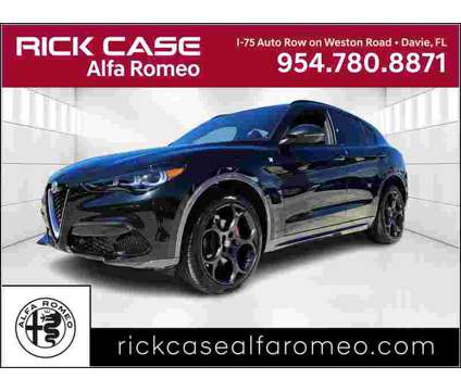 2024 Alfa Romeo Stelvio Ti is a Black 2024 Alfa Romeo Stelvio Ti SUV in Fort Lauderdale FL