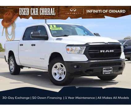 2022 Ram 1500 HEMI 4X4 Tradesman CREW CAB is a White 2022 RAM 1500 Model Tradesman Truck in Oxnard CA