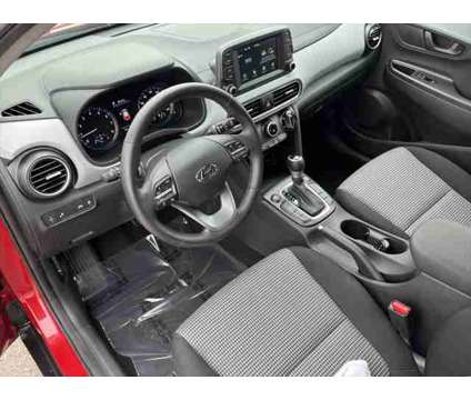 2021 Hyundai Kona SEL is a Black, Red 2021 Hyundai Kona SEL SUV in Milford MA