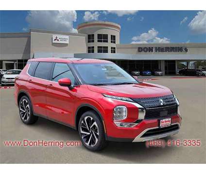 2024 Mitsubishi Outlander SE is a Red 2024 Mitsubishi Outlander SE SUV in Plano TX