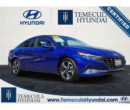 2023 Hyundai Elantra Limited is a Blue 2023 Hyundai Elantra Limited Sedan in Temecula CA