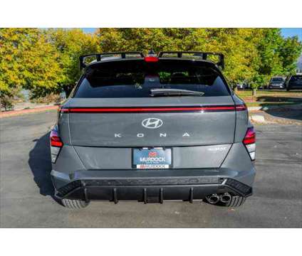 2024 Hyundai Kona N Line is a Grey 2024 Hyundai Kona SUV in Salt Lake City UT