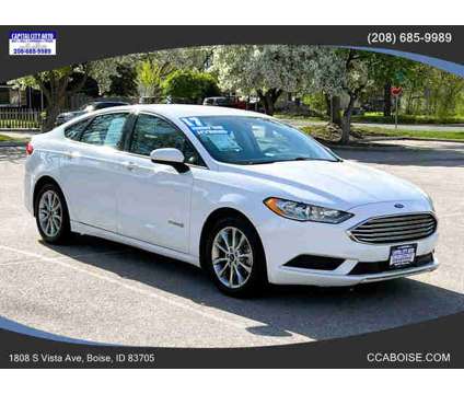 2017 Ford Fusion for sale is a White 2017 Ford Fusion Car for Sale in Boise ID