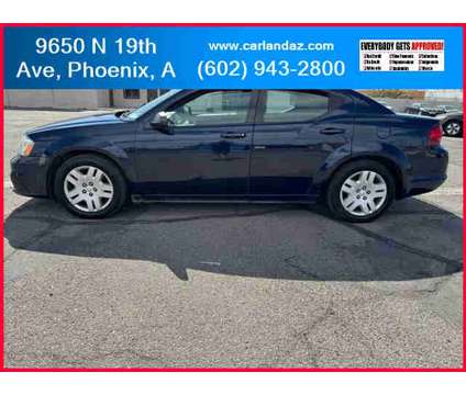 2014 Dodge Avenger for sale is a Blue 2014 Dodge Avenger Car for Sale in Phoenix AZ