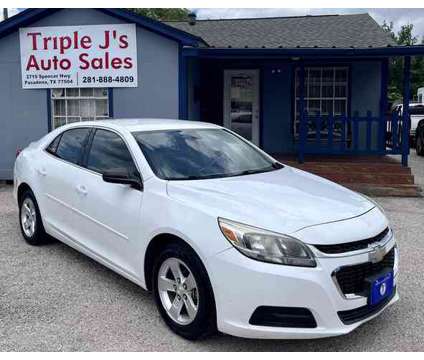 2015 Chevrolet Malibu for sale is a White 2015 Chevrolet Malibu Car for Sale in Pasadena TX