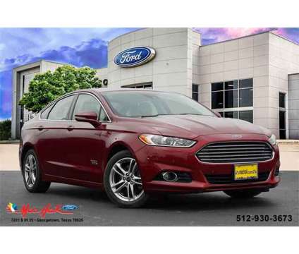 2016 Ford Fusion Energi Titanium is a Red 2016 Ford Fusion Energi Titanium Car for Sale in Georgetown TX