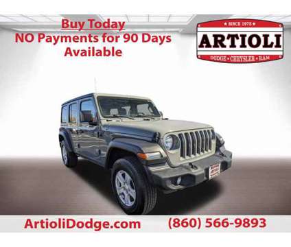 2020 Jeep Wrangler Unlimited Sport S is a Grey 2020 Jeep Wrangler Unlimited Sport Car for Sale in Enfield CT