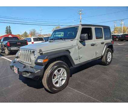2020 Jeep Wrangler Unlimited Sport S is a Grey 2020 Jeep Wrangler Unlimited Sport Car for Sale in Enfield CT