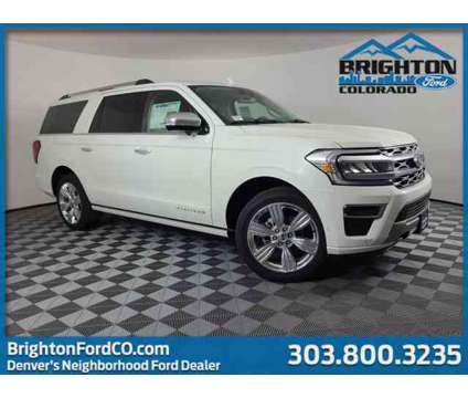 2024 Ford Expedition Max Platinum is a White 2024 Ford Expedition Car for Sale in Brighton CO