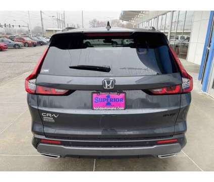 2024 Honda CR-V Hybrid Sport-L is a Grey 2024 Honda CR-V Hybrid in Omaha NE