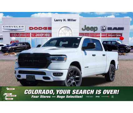 2024 Ram 1500 Laramie is a White 2024 RAM 1500 Model Laramie Car for Sale in Denver CO