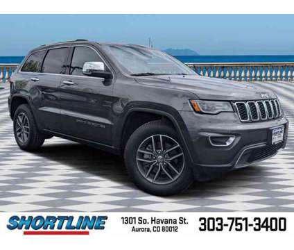 2017 Jeep Grand Cherokee Limited is a Grey 2017 Jeep grand cherokee Limited Car for Sale in Aurora CO
