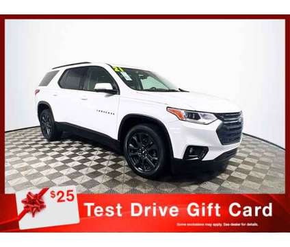 2021 Chevrolet Traverse RS is a White 2021 Chevrolet Traverse RS Car for Sale in Tampa FL