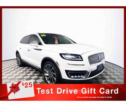 2020 Lincoln Nautilus Reserve is a White 2020 Car for Sale in Tampa FL