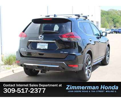 2019 Nissan Rogue SL is a Black 2019 Nissan Rogue SL Car for Sale in Moline IL