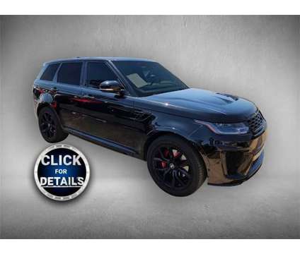 2020 Land Rover Range Rover Sport SVR is a Black 2020 Land Rover Range Rover Sport SVR Car for Sale in Lubbock TX